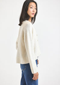 Ivory Lailah Oversized Cardigan | Women's Top by Derek Lam 10 Crosby