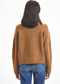 Mocha Mousse Lailah Oversized Cardigan | Women's Top by Derek Lam 10 Crosby
