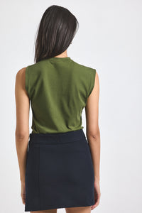 Fatigue Nia Assymmetric Embellished Twist Tee | Women's Top by Derek Lam 10 Crosby