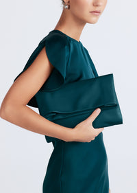 Petrol Farrah X-Small Leather Bag - Handbag by Derek Lam 10 Crosby