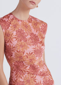 Pink Multi Pamela Sleeveless Slit Dress | Women's Dress by Derek Lam 10 Crosby