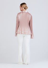 Pink Silver Ellery Long Sleeve Blouse | Women's Pants by Derek Lam 10 Crosby