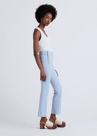 Powder Blue Robertson Crop Flare Trousers | Women's Pants by Derek Lam 10 Crosby