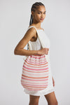 Rose-White Rocco Corded Mesh Stripe Market Tote | Women's Handbags by Derek Lam 10 Crosby