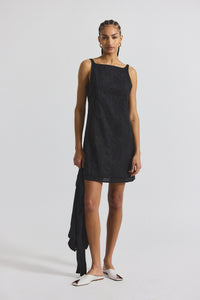 Black Saige Garden Tile Eyelet Mini Dress | Women's Dresses by Derek Lam 10 Crosby
