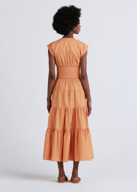 Soft Peach Antara A-Line Dress | Women's Dress by Derek Lam 10 Crosby