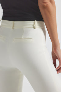 Soft White Crosby Crop Flare Trouser | Women's Pants by Derek Lam 10 Crosby