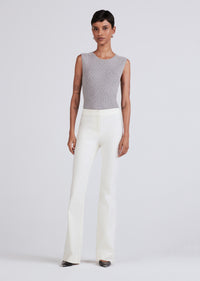 Soft White Crosby Flare Trouser | Women's Pants by Derek Lam 10 Crosby