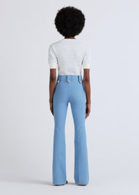 Steel Blue Robertson Flare Trousers | Women's Pants by Derek Lam 10 Crosby