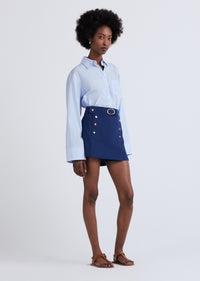 Summer Navy Hestersailor Skort | Women's Skort by Derek Lam 10 Crosby