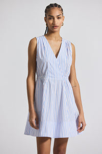 Blue Multi Tia Dress | Women's Dresses by Derek Lam 10 Crosby