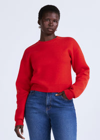 William Crewneck Sweater - Tomato