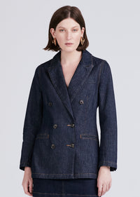 Hudson Walter Denim Blazer | Women's Jackets by Derek Lam 10 Crosby