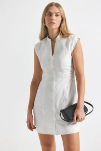 White Elyse Dress | Women's Dress by Derek Lam 10 Crosby
