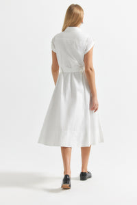 White Kayla Dress | Women's Dress by Derek Lam 10 Crosby