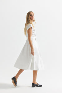 White Kayla Dress | Women's Dress by Derek Lam 10 Crosby
