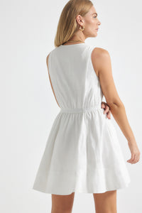 White Tia Dress | Women's Dress by Derek Lam 10 Crosby