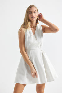 White Tia Dress | Women's Dress by Derek Lam 10 Crosby