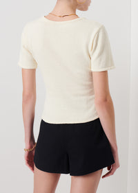 Afterglow Leanna Twist Top | Women's Top by Derek Lam 10 Crosby