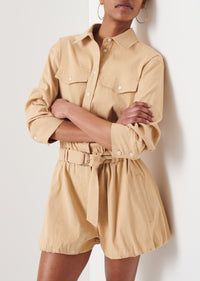 Almond Zuma Balloon Jumpsuit | Women's Jumpsuit by Derek Lam 10 Crosby