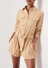 Almond Zuma Balloon Jumpsuit | Women's Jumpsuit by Derek Lam 10 Crosby