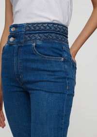 Atlantic Harlow Braided Waist Jeans | Women's Denim by Derek Lam 10 Crosby