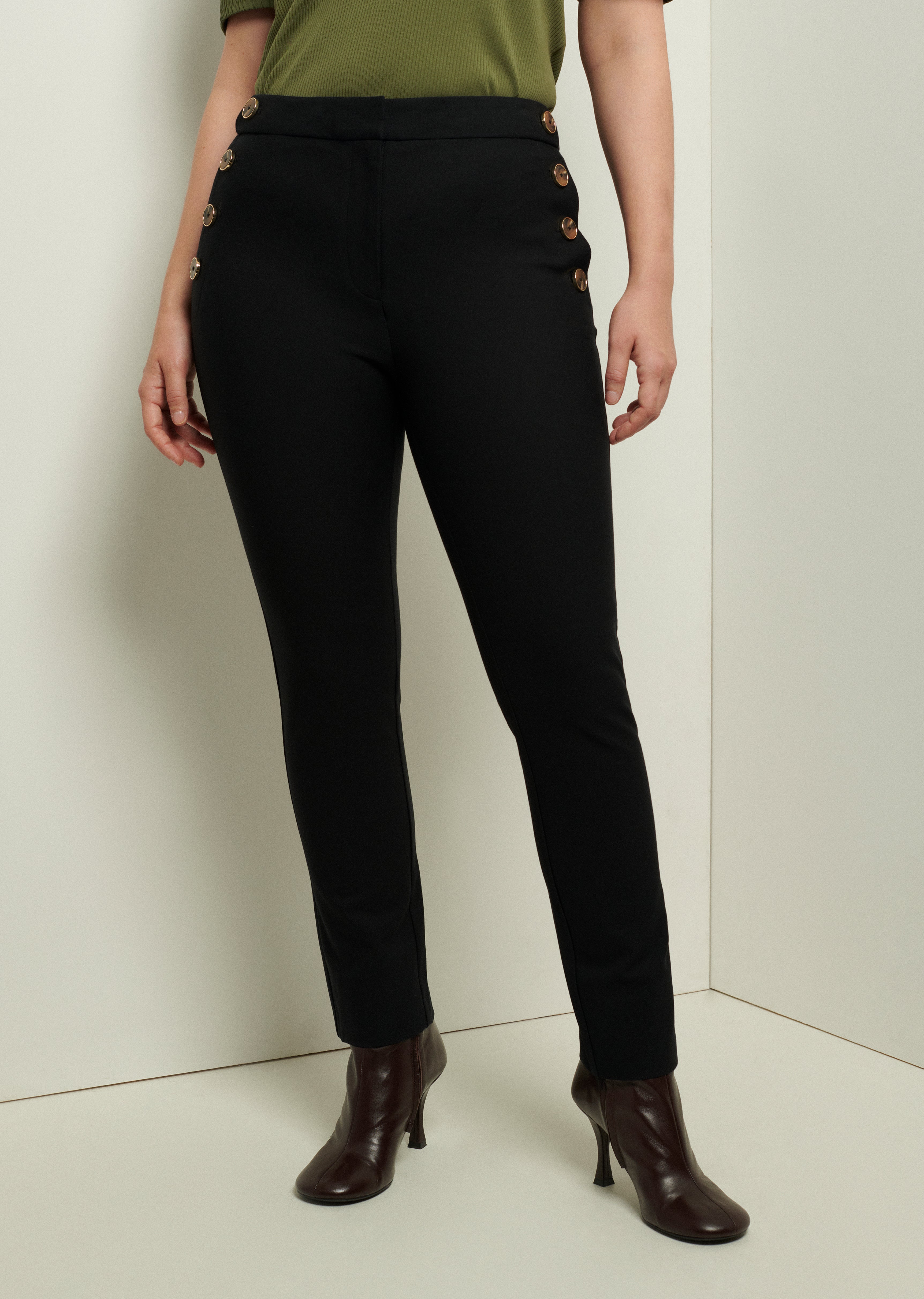 High waisted sailor outlet pants skinny