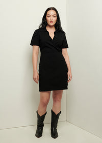 Black Raylen Twist Sweater Dress | Women's Dress by Derek Lam