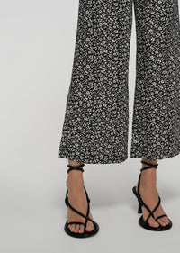 Black-White Moad Wide Leg Flare Pants | Women's Pants by Derek Lam 10 Crosby