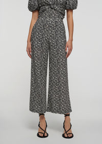 Black-White Moad Wide Leg Flare Pants | Women's Pants by Derek Lam 10 Crosby