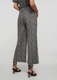 Black-White Moad Wide Leg Flare Pants | Women's Pants by Derek Lam 10 Crosby