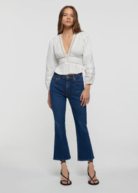 Bleecker Crosby High Rise Crop Flare Jeans | Women's Denim by Derek Lam 10 Crosby