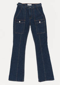 Dark Wash Aspen High Rise Flare Pant - Women's Denim by Derek Lam