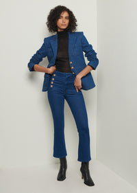 Dark Wash Keith Utility Jacket | Women's Denim Jacket by Derek Lam 10 Crosby
