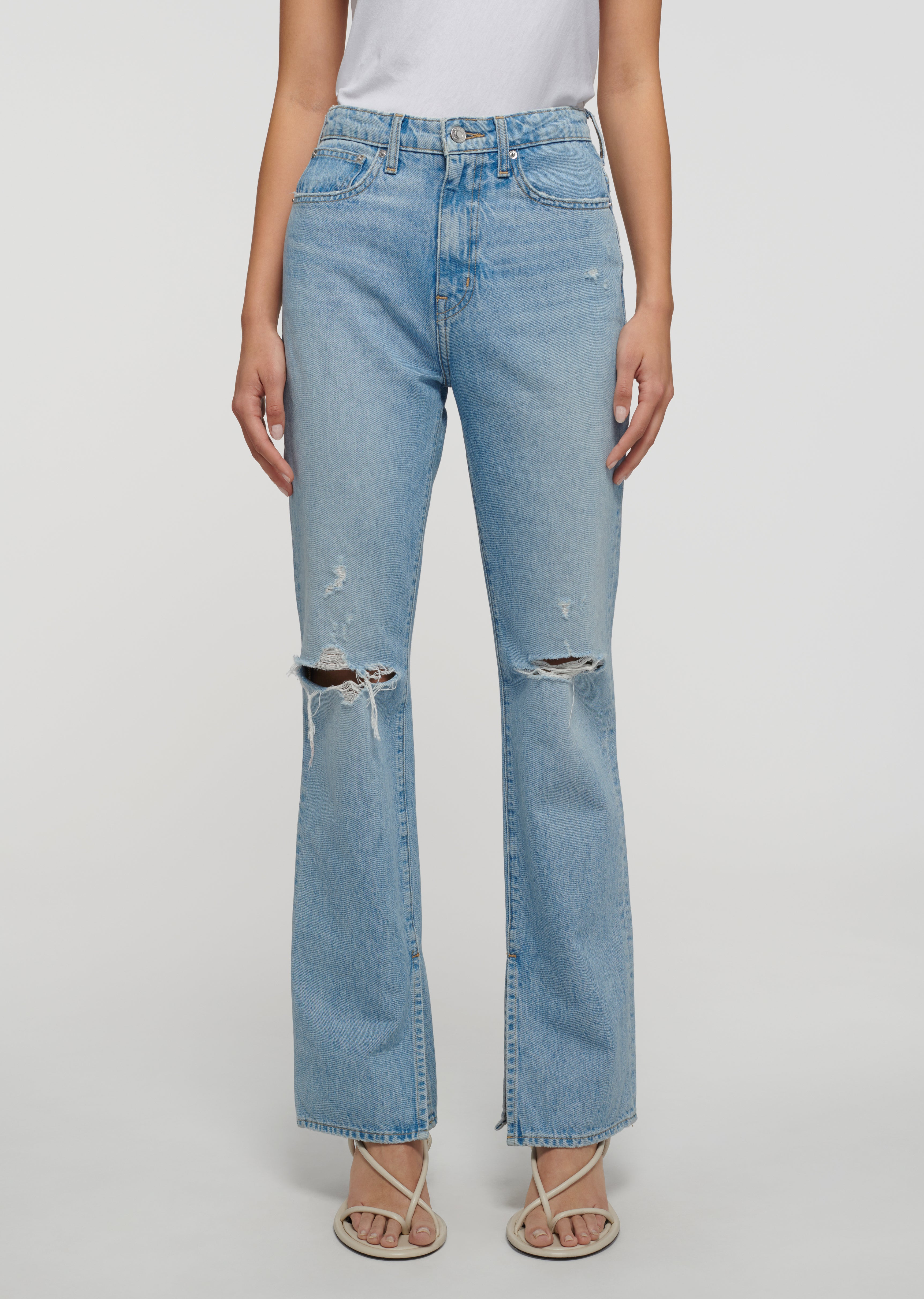 Women's Ultra High Rise Ankle Straight Jean