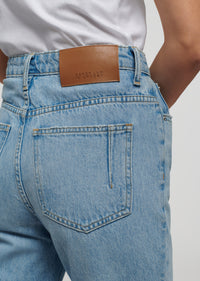 Distressed Bowery Frankie Ultra High Rise Straight Leg Jeans | Women's Denim by Derek Lam 10 Crosby