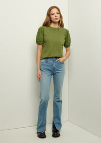 Fatigue Eva Puff Sleeve T-Shirt | Women's T-Shirt by Derek Lam