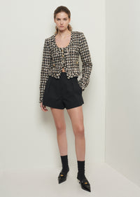 Gold Multi Jacqueline Crop Jacket | Women's Jacket by Derek Lam 10 Crosby