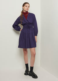 Ink Emma V-Neck Dress | Women's Dress by Derek Lam 10 Crosby