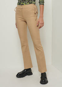 Khaki Curtis Lace-Up Pants | Women's Pants by Derek Lam 10 Crosby