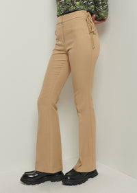 Khaki Curtis Lace-Up Pants | Women's Pants by Derek Lam 10 Crosby