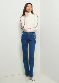 Lexington Dark Goldie High Rise Flare Jeans | Women's Denim by Derek Lam