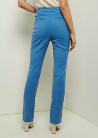Light Blue Malika Slim Slit Pants | Women's Pants by Derek Lam 10 Crosby