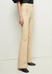 Light Khaki Robertson Flare Trouser | Women's Pants by Derek Lam 10 Crosby