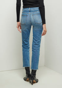 Medium Wash Kate High Rise Ankle Straight Leg Jeans | Women's Denim by Derek Lam 10 Crosby
