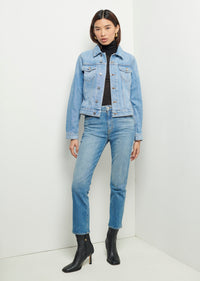 Medium Wash Kate High Rise Ankle Straight Leg Jeans | Women's Denim by Derek Lam 10 Crosby