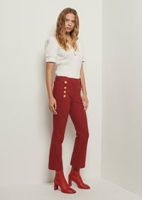 Merlot Robertson Crop Flare Trouser | Women's Pant by Derek Lam 10 Crosby