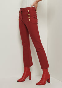 Merlot Robertson Crop Flare Trouser | Women's Pant by Derek Lam 10 Crosby