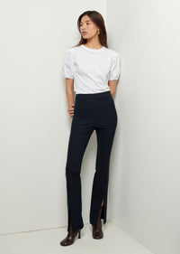 Midnight Lucia Front Slit Trousers | Women's Pant by Derek Lam 10 Crosby