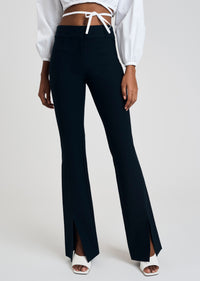 Midnight Maeve Front Slit Trouser | Women's Pant by Derek Lam
